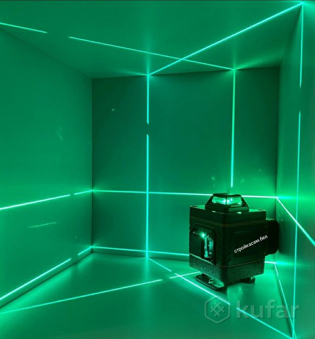 фото лазерный уровень zitrek 4d 360gr нивелир зеленый луч лазер самонивелир  5