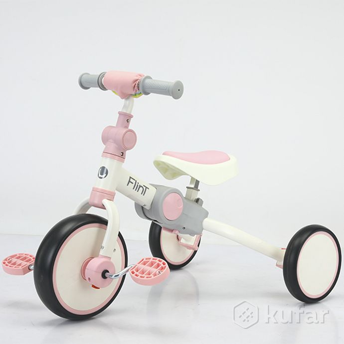 фото детский беговел-велосипед bubago bg-f-109 flint  7