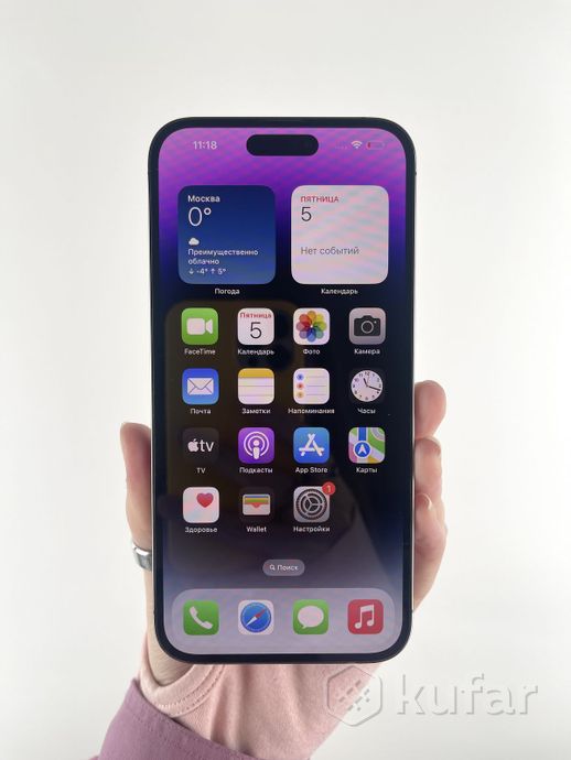 фото iphone 14 pro max 1tb deep purple оригинальный, с гарантией 12