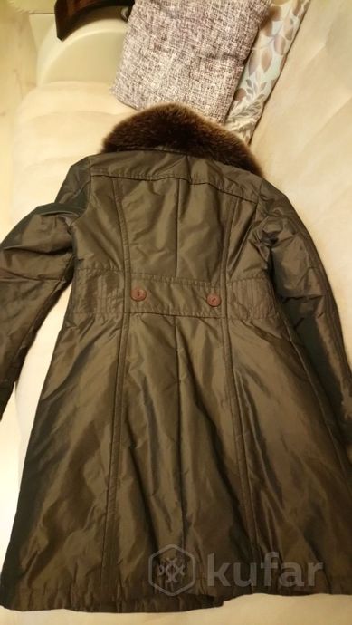 фото куртка-пальто, деми, утеплённая, размер 44 1