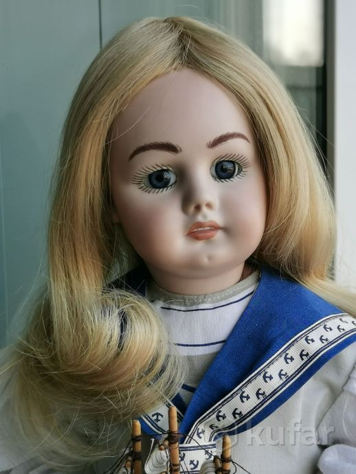 фото авторская реплика антикварной куклы 1