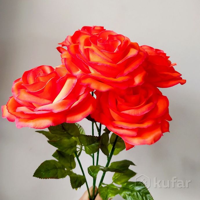 фото роза искусственная 65 см 3