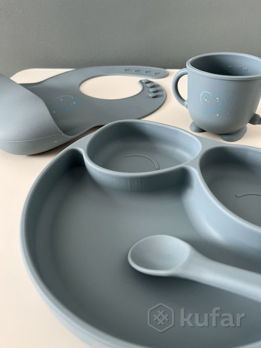 фото набор силиконовой посуды для кормления новый 4