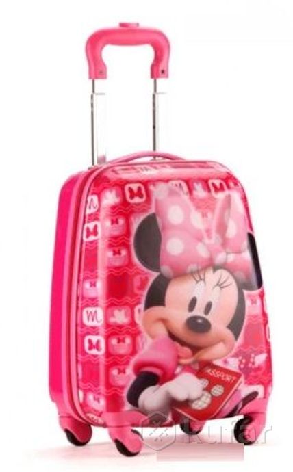 фото детский пластиковый чемодан minnie mouse минни мау 1