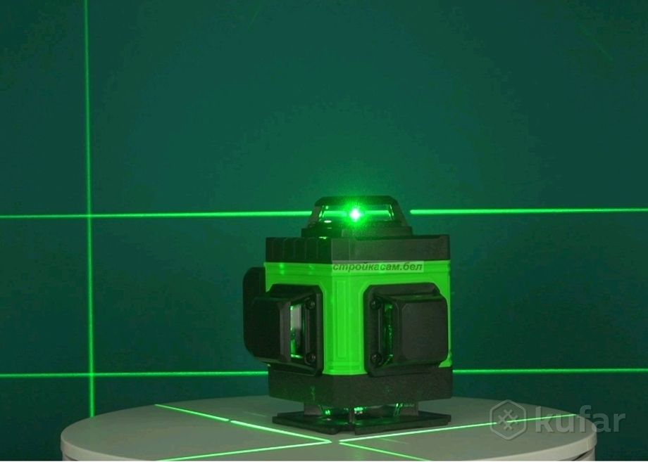 фото лазерный уровень hilda master 4d 4gx нивелир лазер зеленый луч самонивелир  3