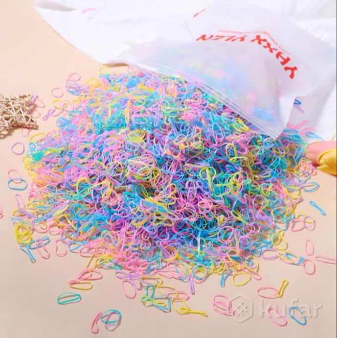 фото набор  резиночек для плетения 6000 штук / плетение браслетов, создание причесок 4