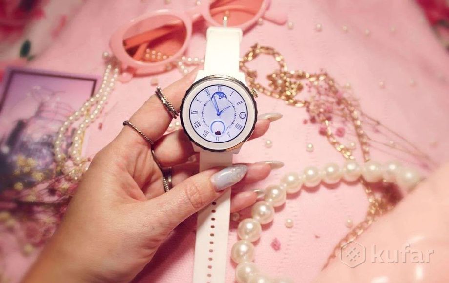 фото акция. женские круглые смарт-часы x6 pro с гарантией 180 дней и бесплатной доставкой. 3