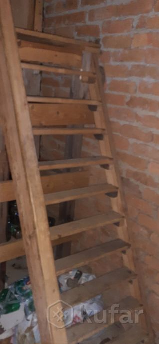 фото лестница чердачная, для дома или дачи, длина 3 мет 4