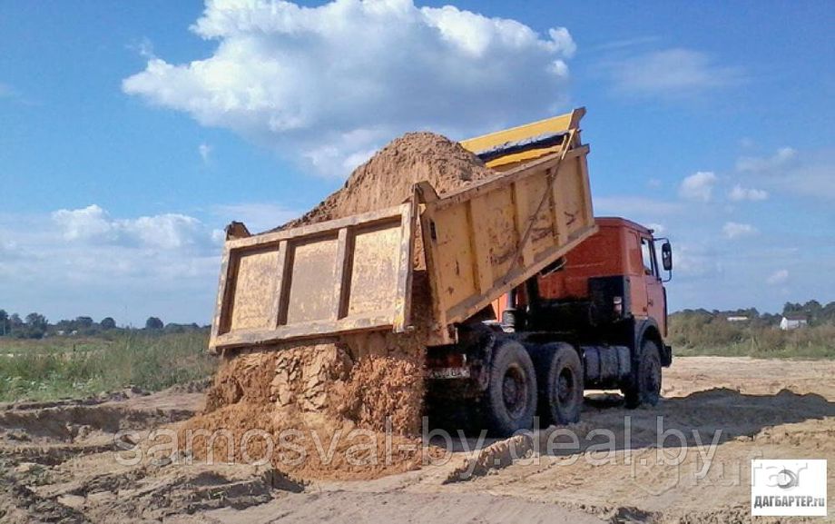 фото доставка песка, пгс 5-20 тонн 0
