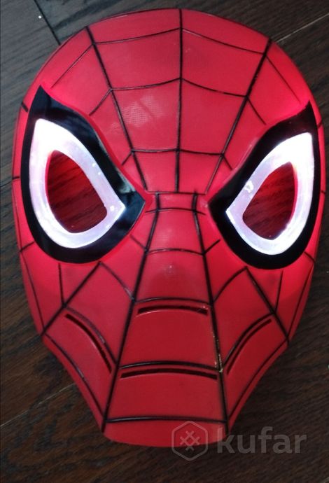 фото маска человека паука светится от ребенка до взросл 0