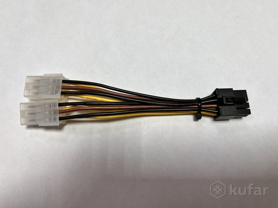 фото кабель питания для видеокарт 2x6 pin - 8 pin 0