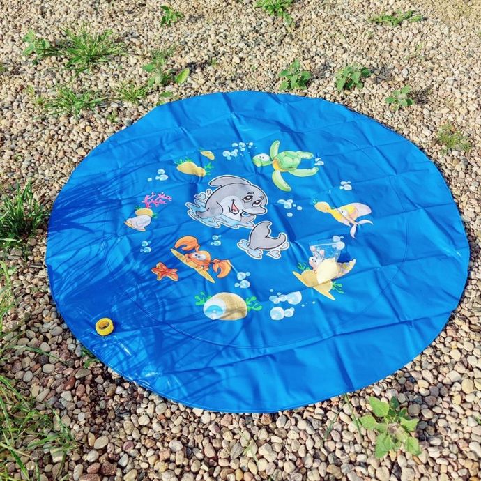 фото игровой мини бассейн  фонтанчик для детей на лето (пвх, диаметр  100 см) 6