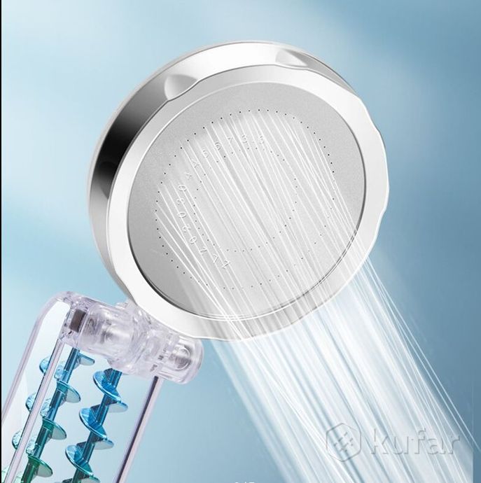 фото турбо насадка - массажердля душа 2-х режимная водосберегающаяflap pressurization filter shower (съем 8