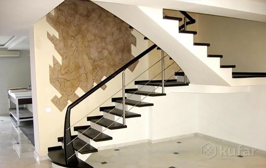 фото монолитная бетонная лестница за 3дня 7