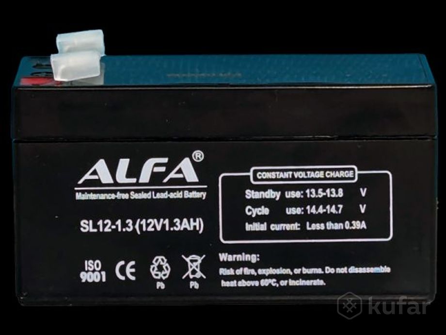 фото аккумулятор alfa 12v-1.3ah 0