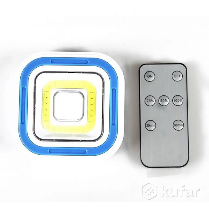 фото портативный светодиодный светильник с пультом ду led light with remote control (3 режима работы, 2 р 7