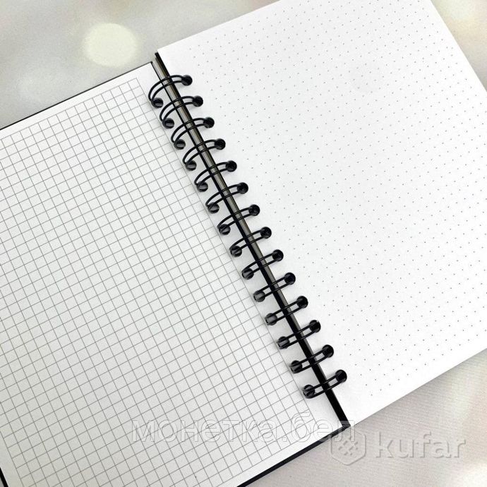 фото скетчбук блокнот с плотными листами ''sketchbook'' 5 видов бумаги (белая, клетка, чёрная, крафтовая, 4