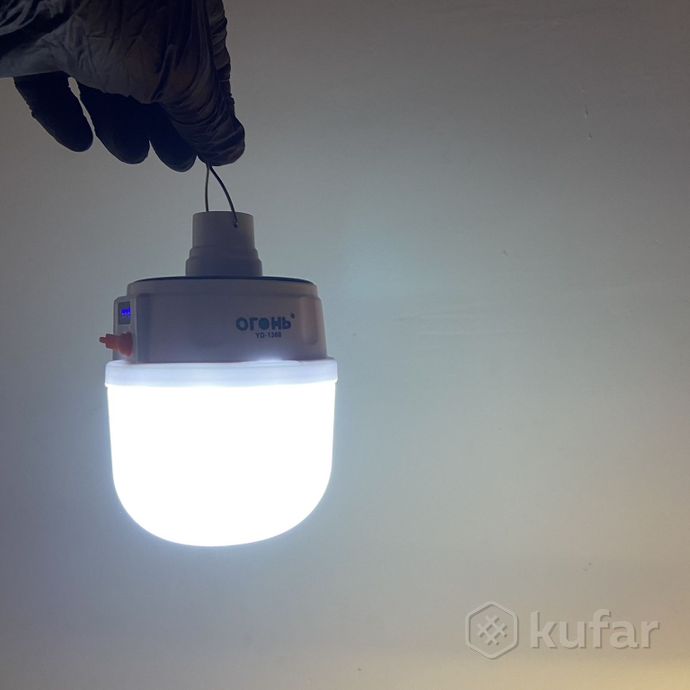фото кемпинговый фонарь на солнечной батарее огонь yd-1360 0
