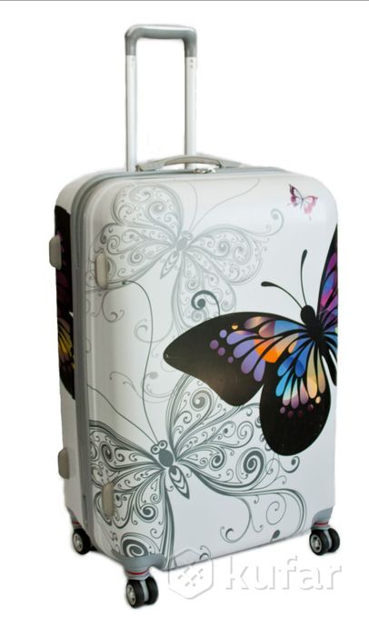 фото комплект чемоданов аnanda бабочки принт 6