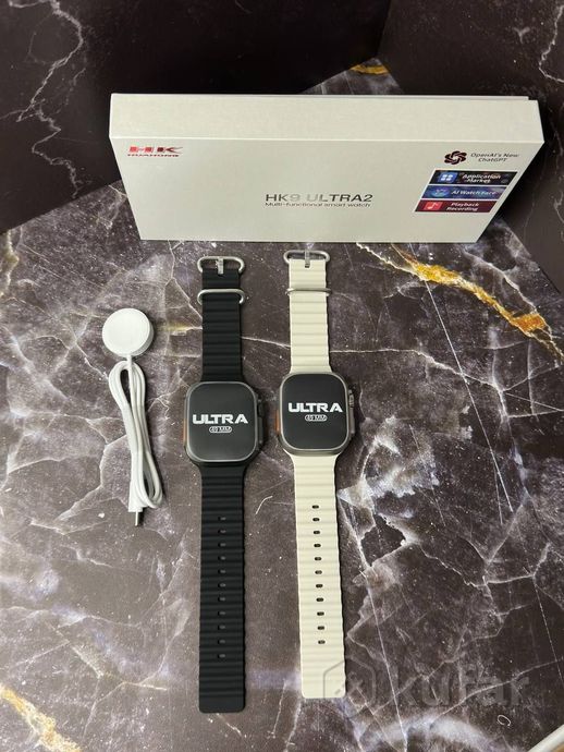 фото умные-часы hk9 ultra 2 ( watch ultra)+бесплатная доставка+3 ремешка в комплекте 5