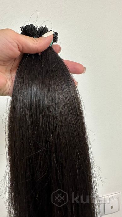 фото волосы натуральные для наращивания 85 г 40-45 см  0
