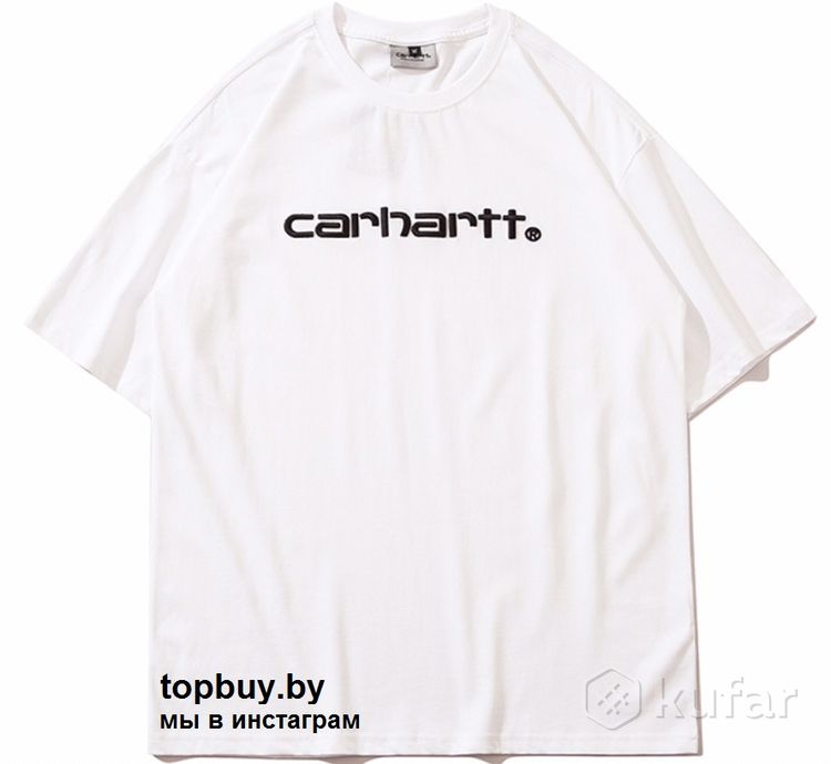 фото футболка с логотипом carhartt 4