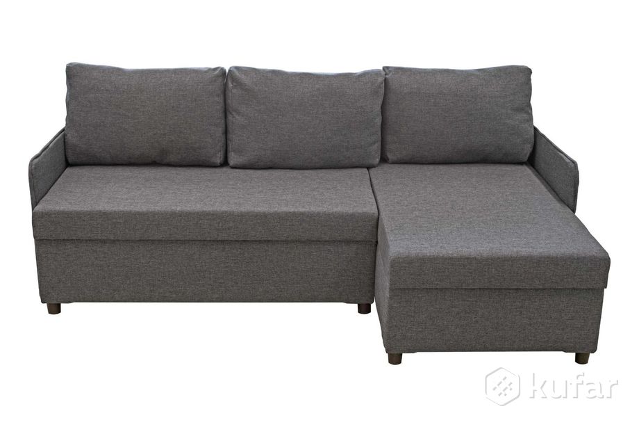 фото угловой диван-кровать юни (серый в наличии) 1