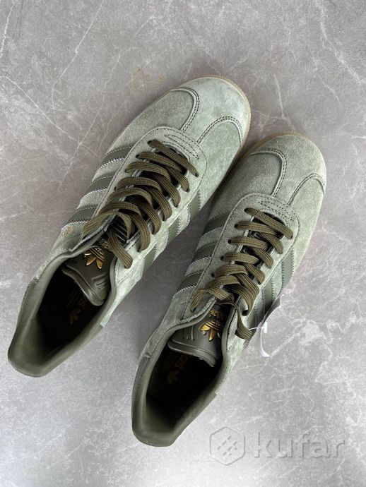 фото кроссовки мужские adidas gazelle olive 2