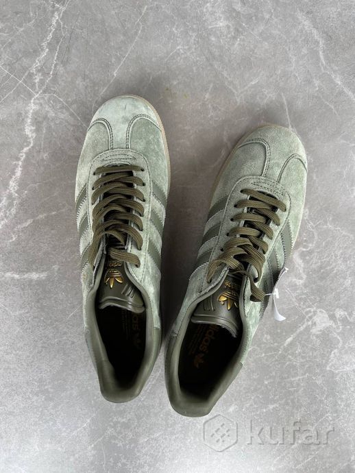 фото кроссовки мужские adidas gazelle olive 5