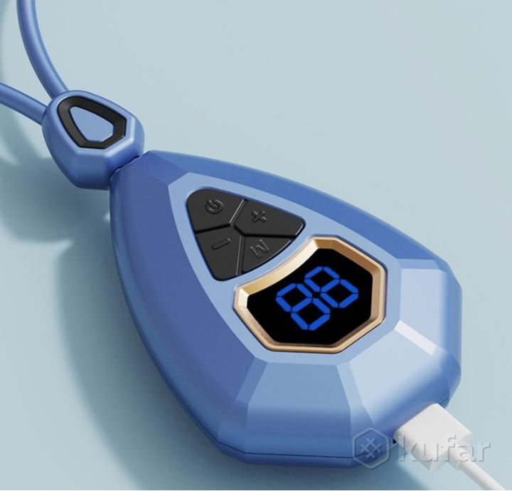 фото портативный импульсный миостимулятор-массажер для тела neck massager ks-8 (5 режимов массажа, 15 уро 1
