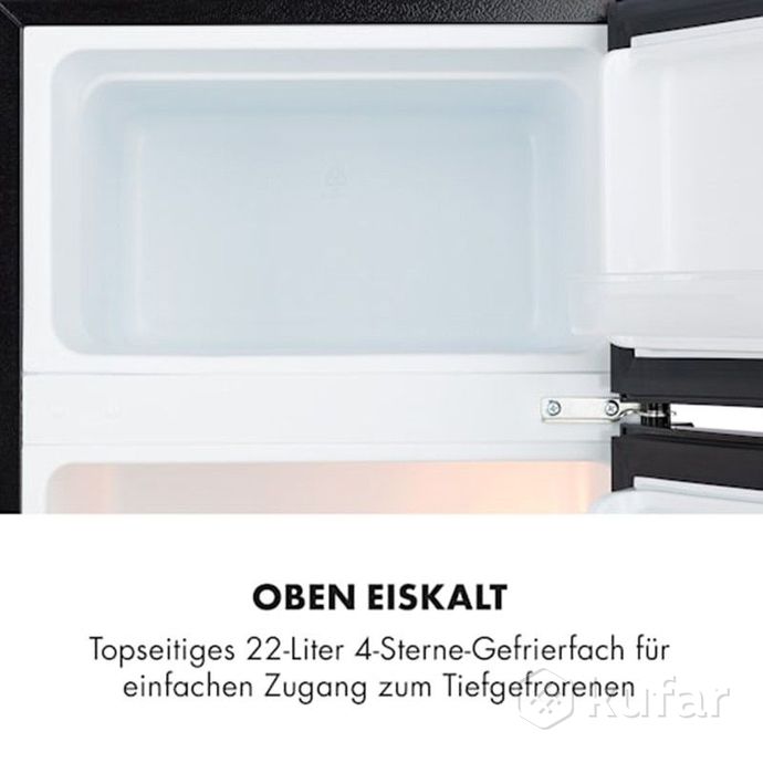 фото холодильник с морозильной камерой klarstein big daddy cool 61/26 л 4