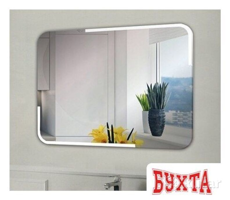 фото мебель для ванных комнат континент зеркало raison led 120x80 0