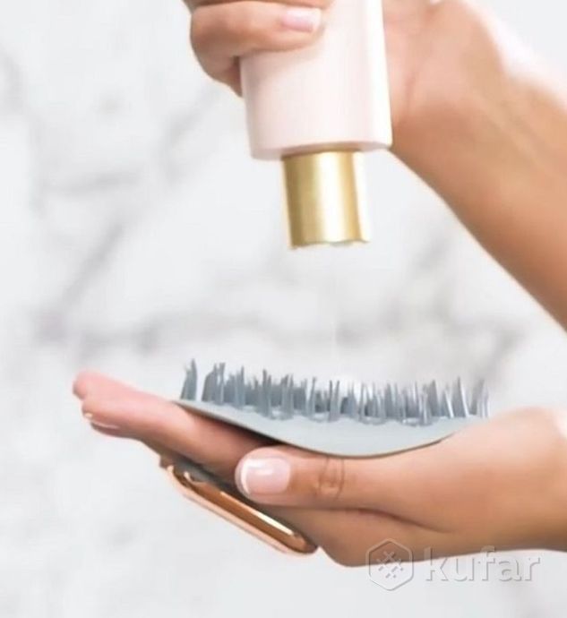 фото массажная щетка для головы и волос massager shampoo brush (2 режима, usb) / влагозащитная моющая и м 5