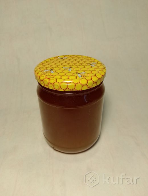 фото натуральный лесной мёд 0.5 л 0