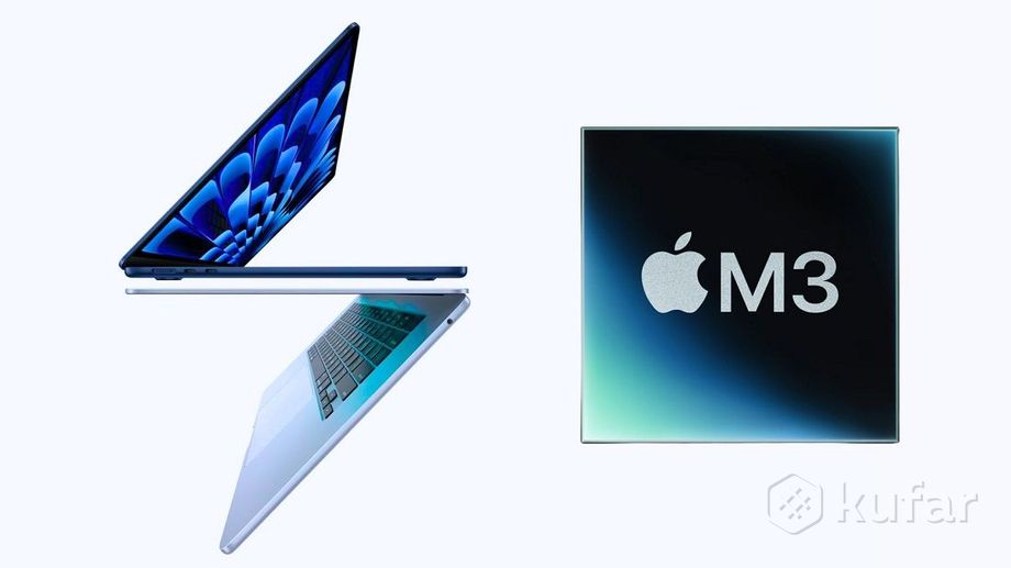 фото new apple macbook air 13 и 15 дюймов m3 8 / 16 озу и 256 / 512 ssd доставка и гарантия 0
