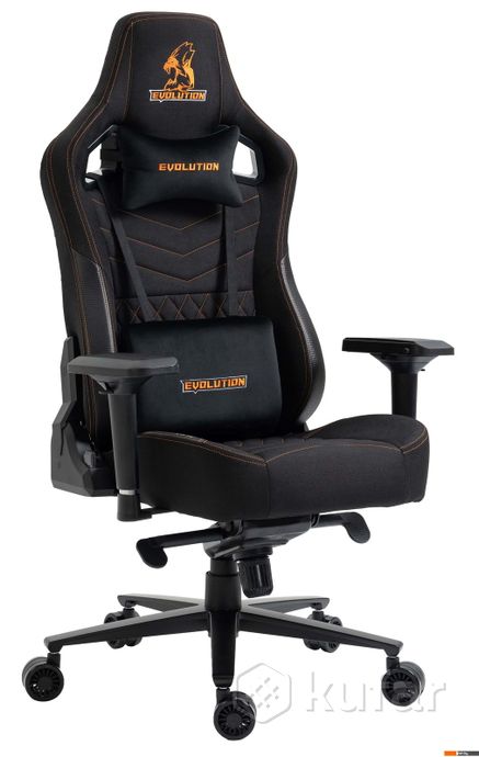 фото офисные кресла и стулья evolution nomad (черный/оранжевый) 0