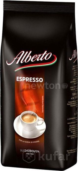 фото кофе alberto espresso в зернах 1000 г 0