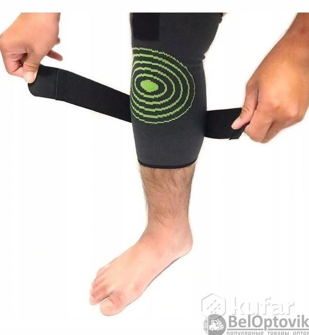 фото компрессионный бандаж для коленного сустава pain relieving knee stabilizer неопреновый размер l 7