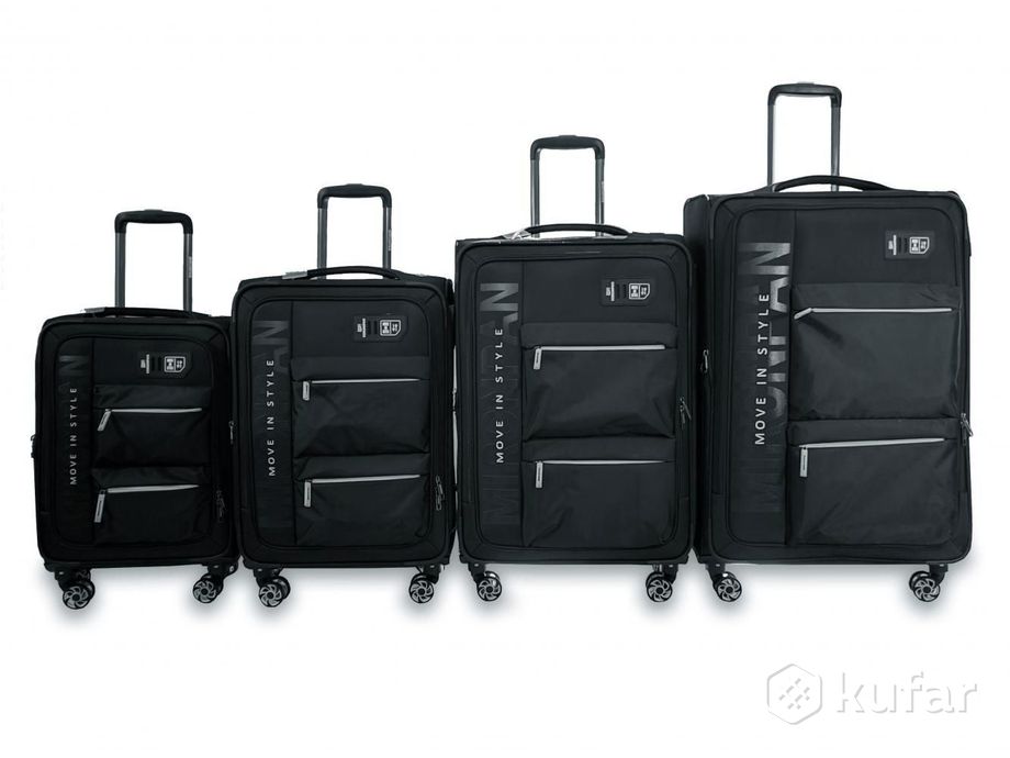 фото облегченный чемодан на 4ех колесах mironpan цвета 1