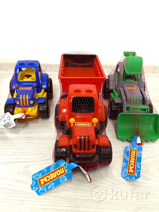 фото тракторы полесье серия ''крепыш''/ детские тракторы игрушки/ синий трактор/ тракторы с прицепами 0