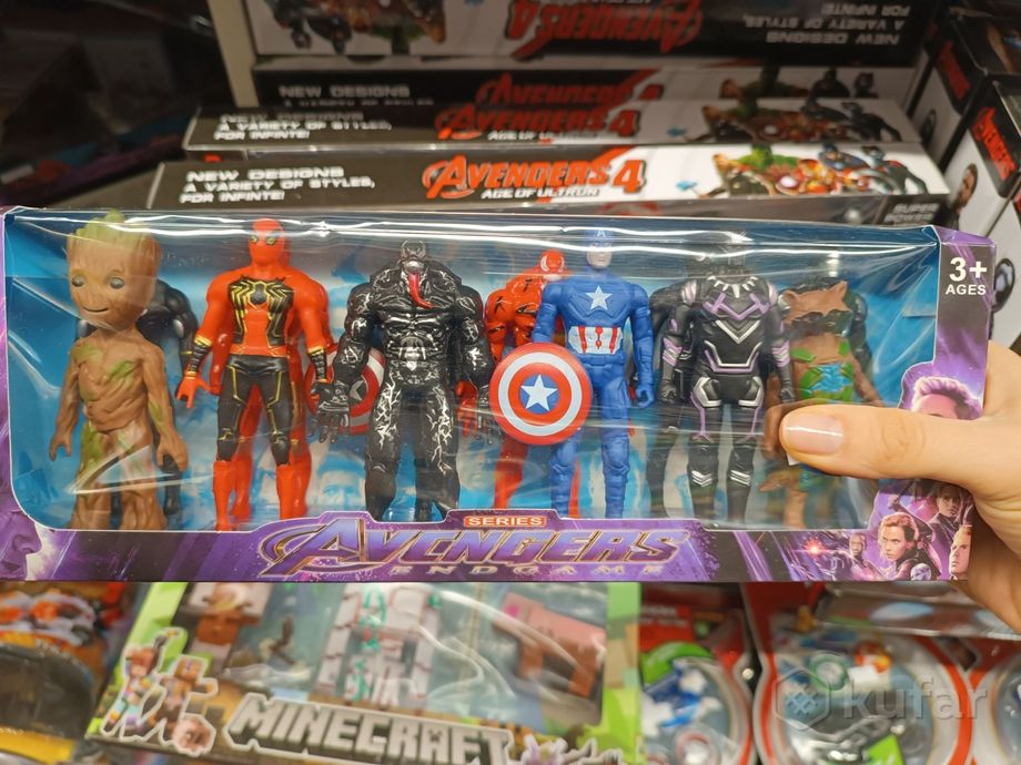 фото набор 12 фигурок супер-героев марвел в подарочной коробке marvel 2