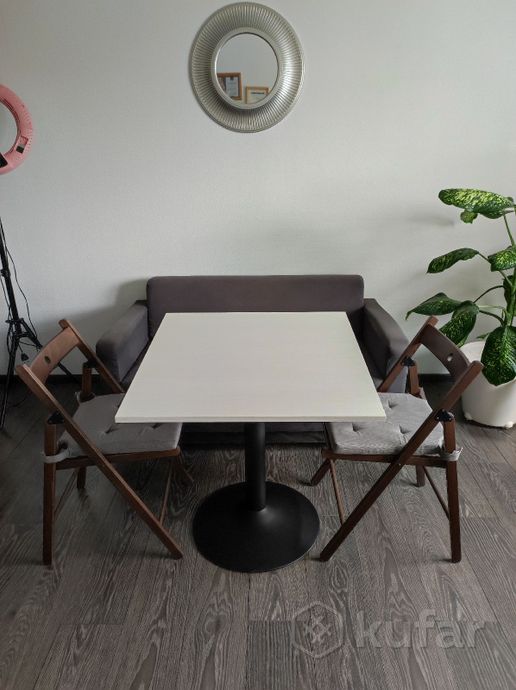фото стол для маленькой кухни 60x80см. доставка. 1