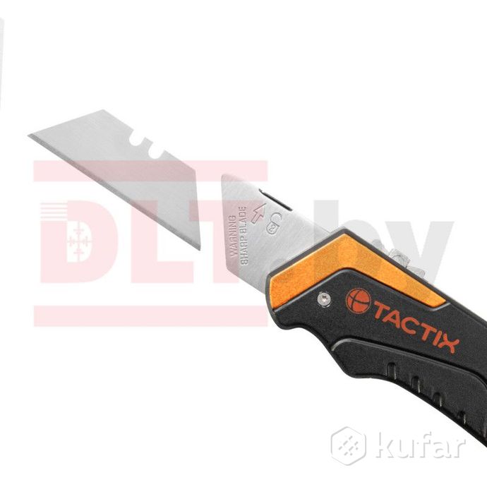 фото выдвижной универсальный строительный нож tactix арт.261223 5
