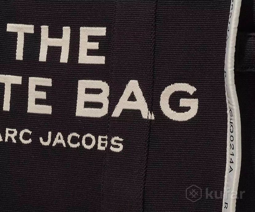 фото сумка marc jacobs jacquard small tote bag black 4