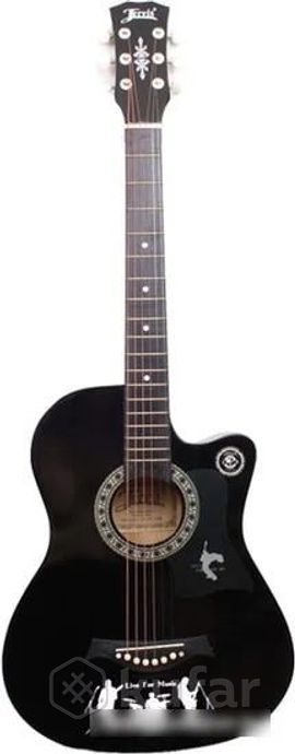фото акустическая гитара jervis jg-382c (черный) 0