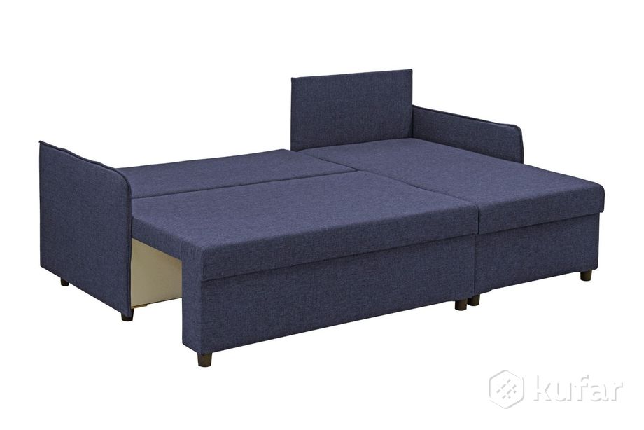 фото угловой диван-кровать юни (серый в наличии) 5