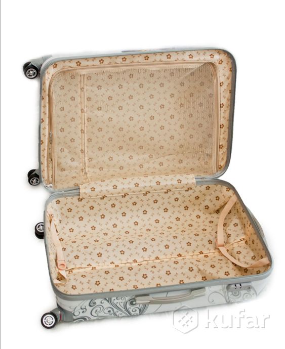 фото комплект чемоданов аnanda бабочки принт 8