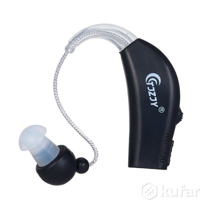 фото портативный перезаряжаемый usb слуховой аппарат заушный 5