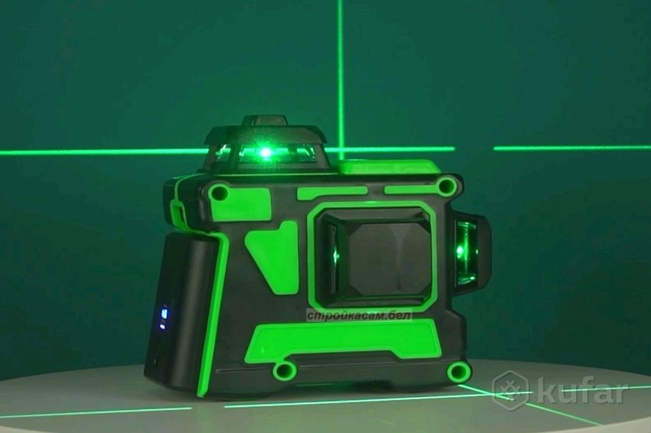 фото лазерный уровень hilda 3d 3gx яркий зелёный луч лазер нивелир 5
