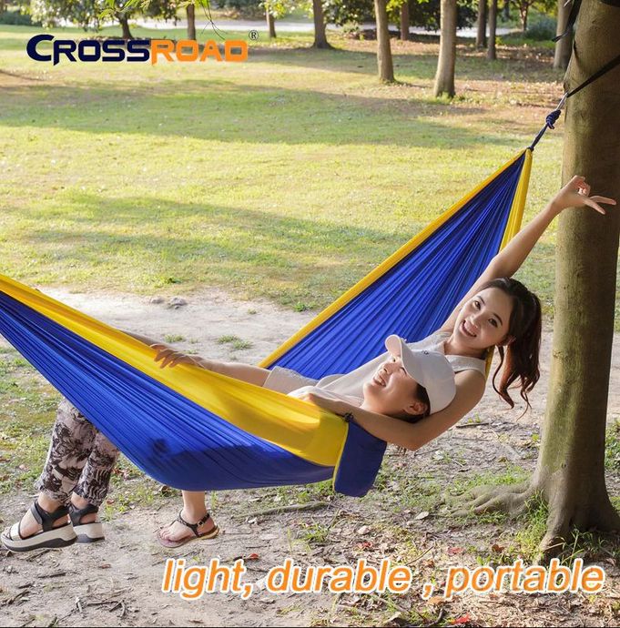 фото гамак подвесной двухместный hammock swing ультралёгкий и сверхпрочный (крепления в комплекте) 270х14 6
